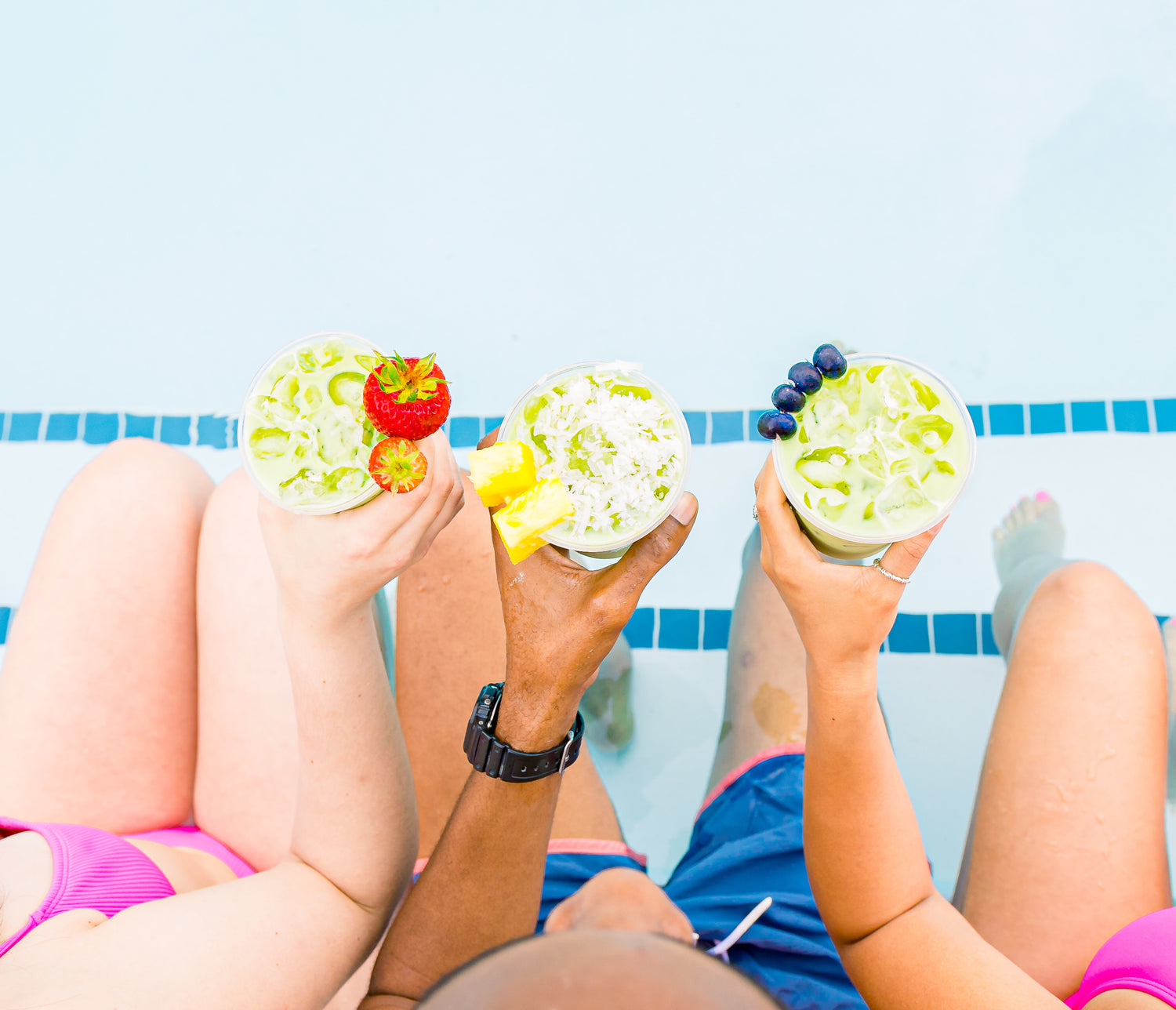 Peaches, Strawberries and Piña Colada's.... but make them caffeinated