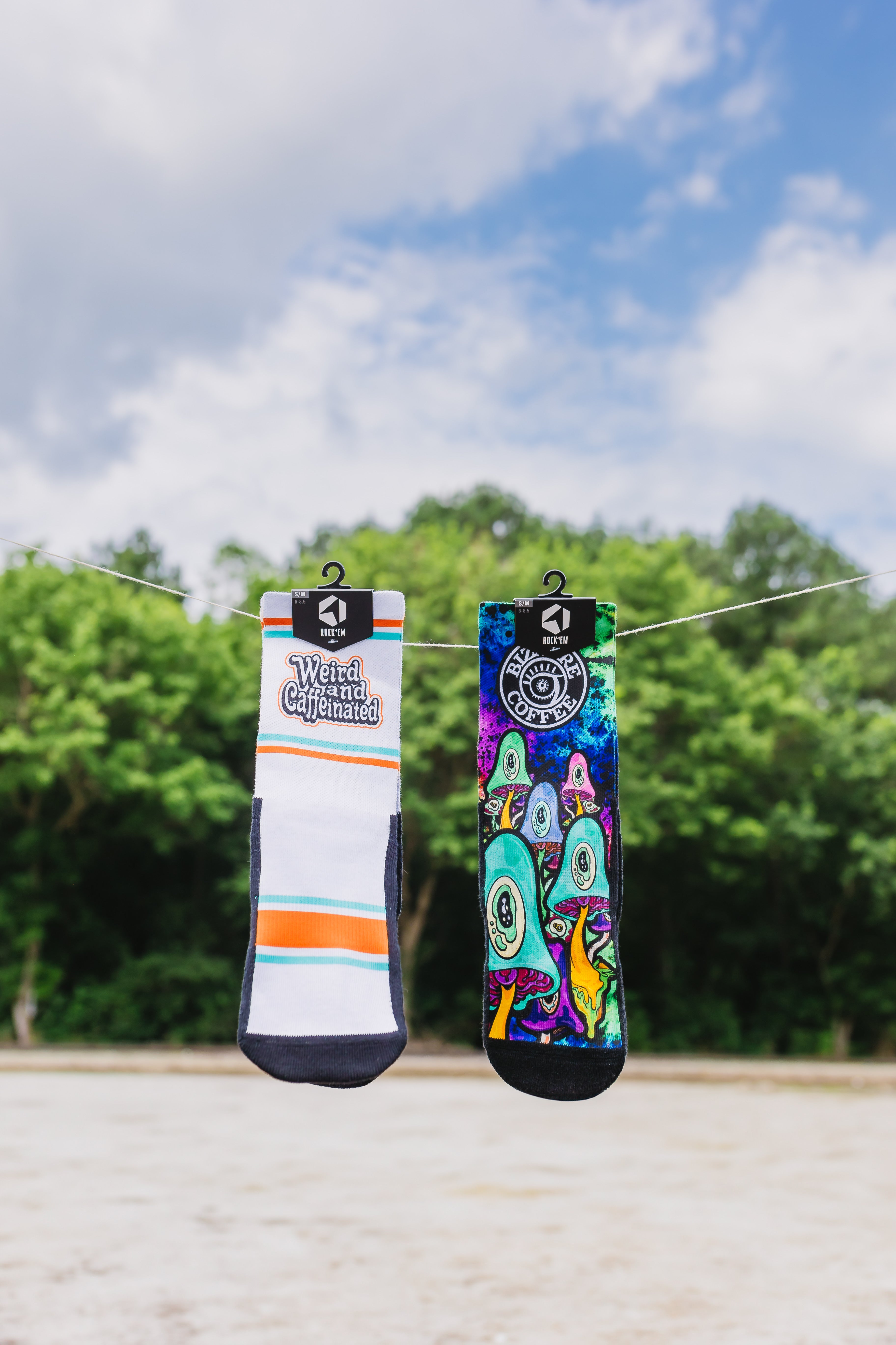 Trippy Eyeball Socks
