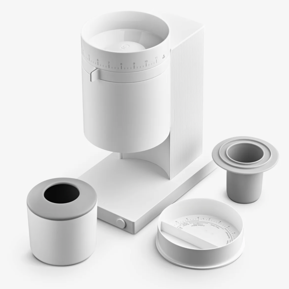Fellow Opus Coffee Grinder in Matte White