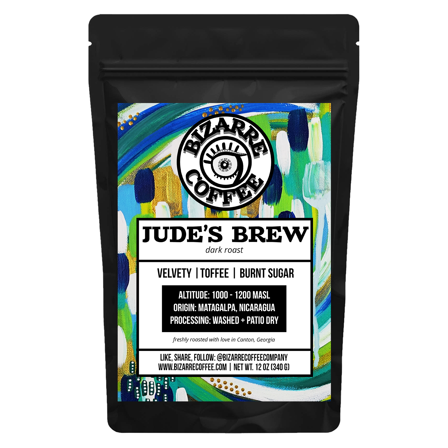 A bag of Bizarre Coffee&
