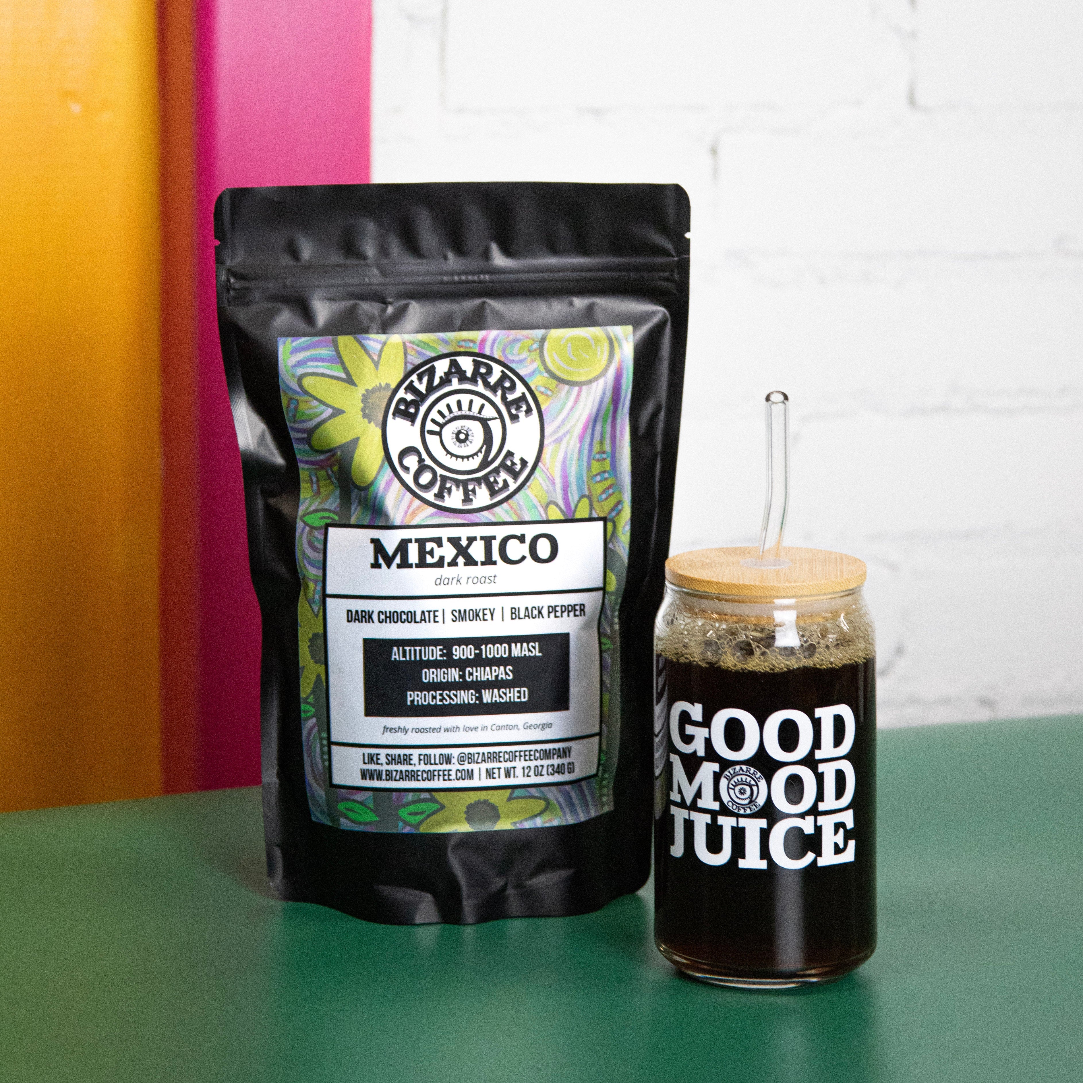 Bizarre Coffee bag and jar of &