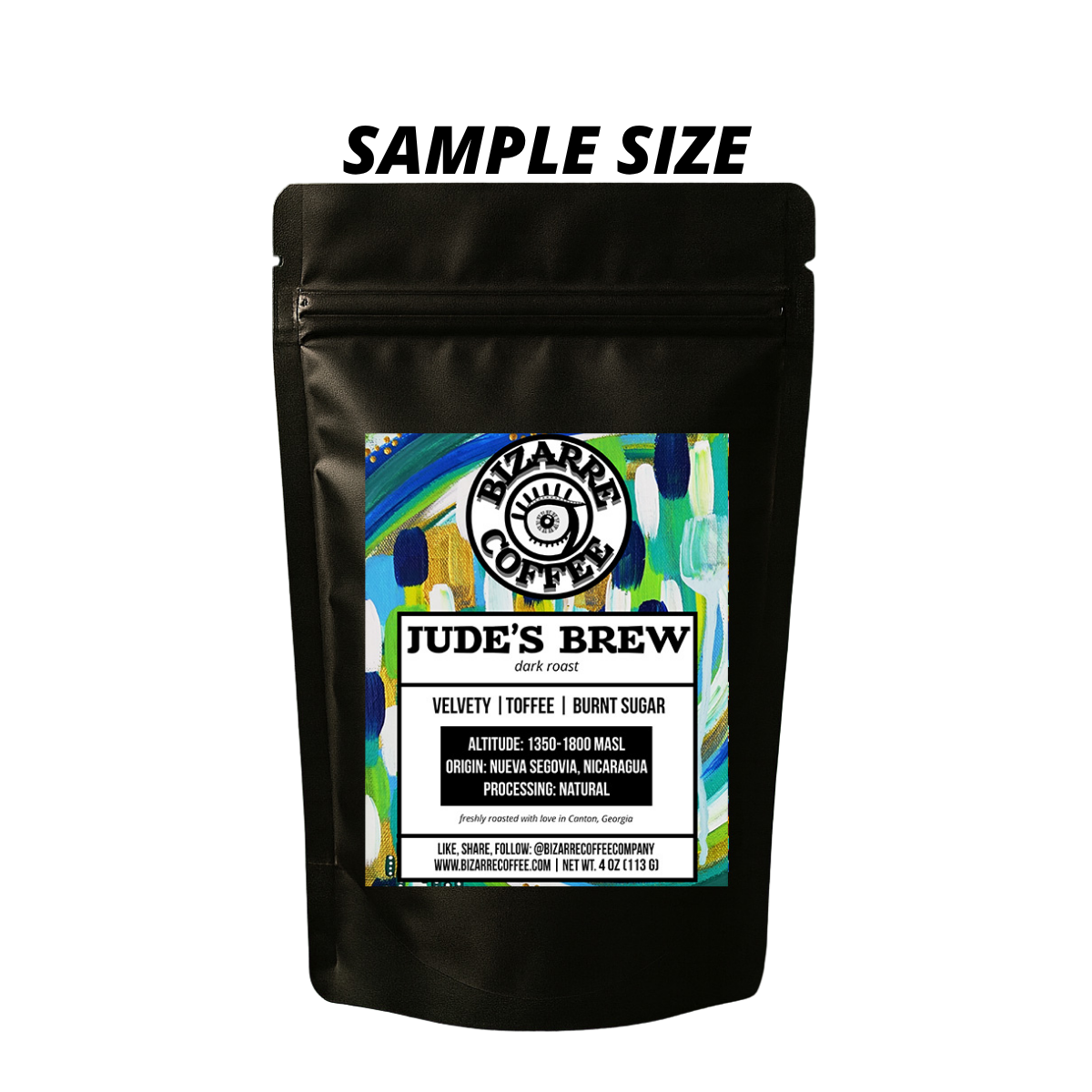 Judes Brew Dark Roast 4oz Bag
