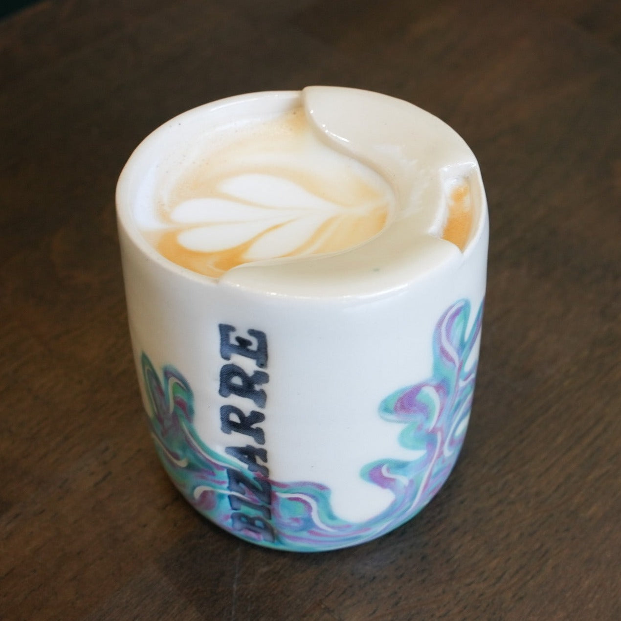 Sipper Clay mug for Bizarre Coffee