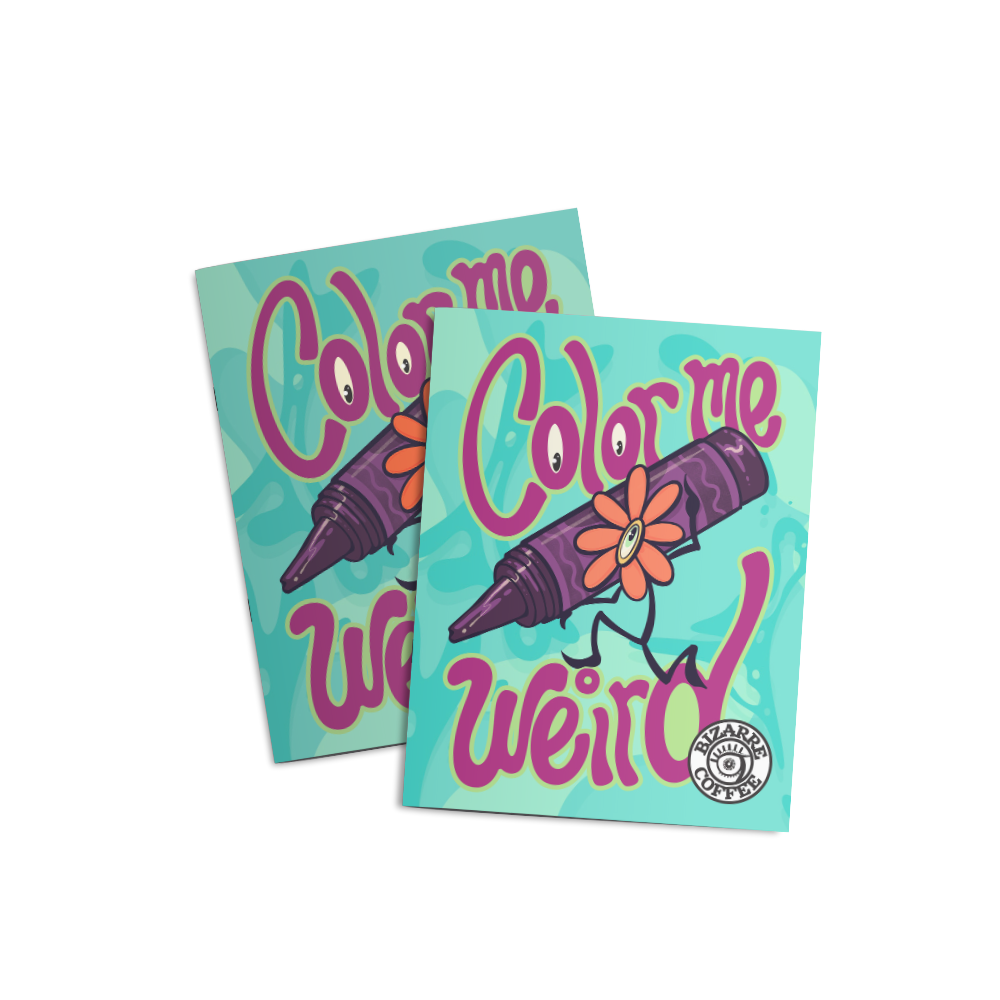 Color Me Weird Coloring Book