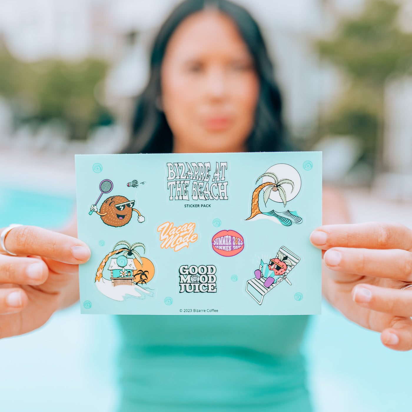 Bizarre Beach Sticker Sheet